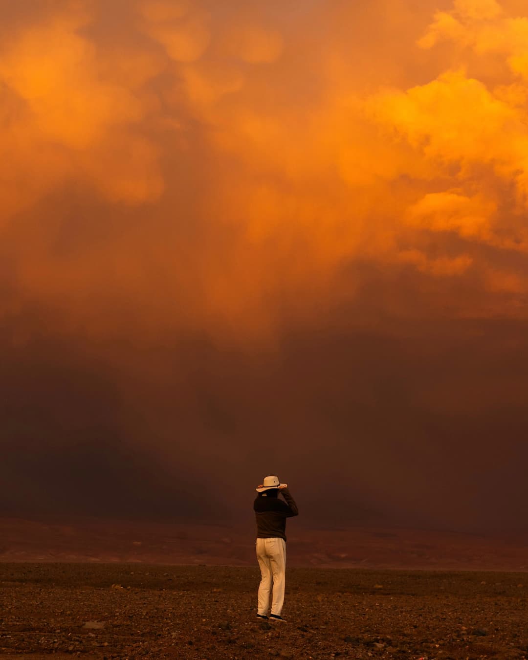 Stormy sunset